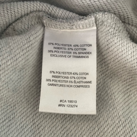 Lole Gray Long Sleeve Striped Cowl Neck Sweater - Picture 7 of 10